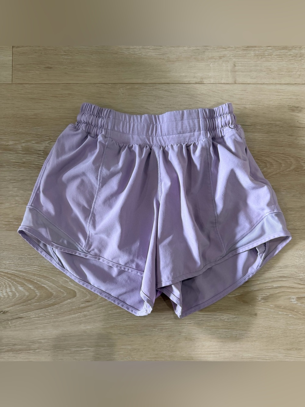 Lululemon Hotty Hot Lavender Active Running Shorts